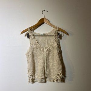 Kimchi Blue Cream Floral Top
